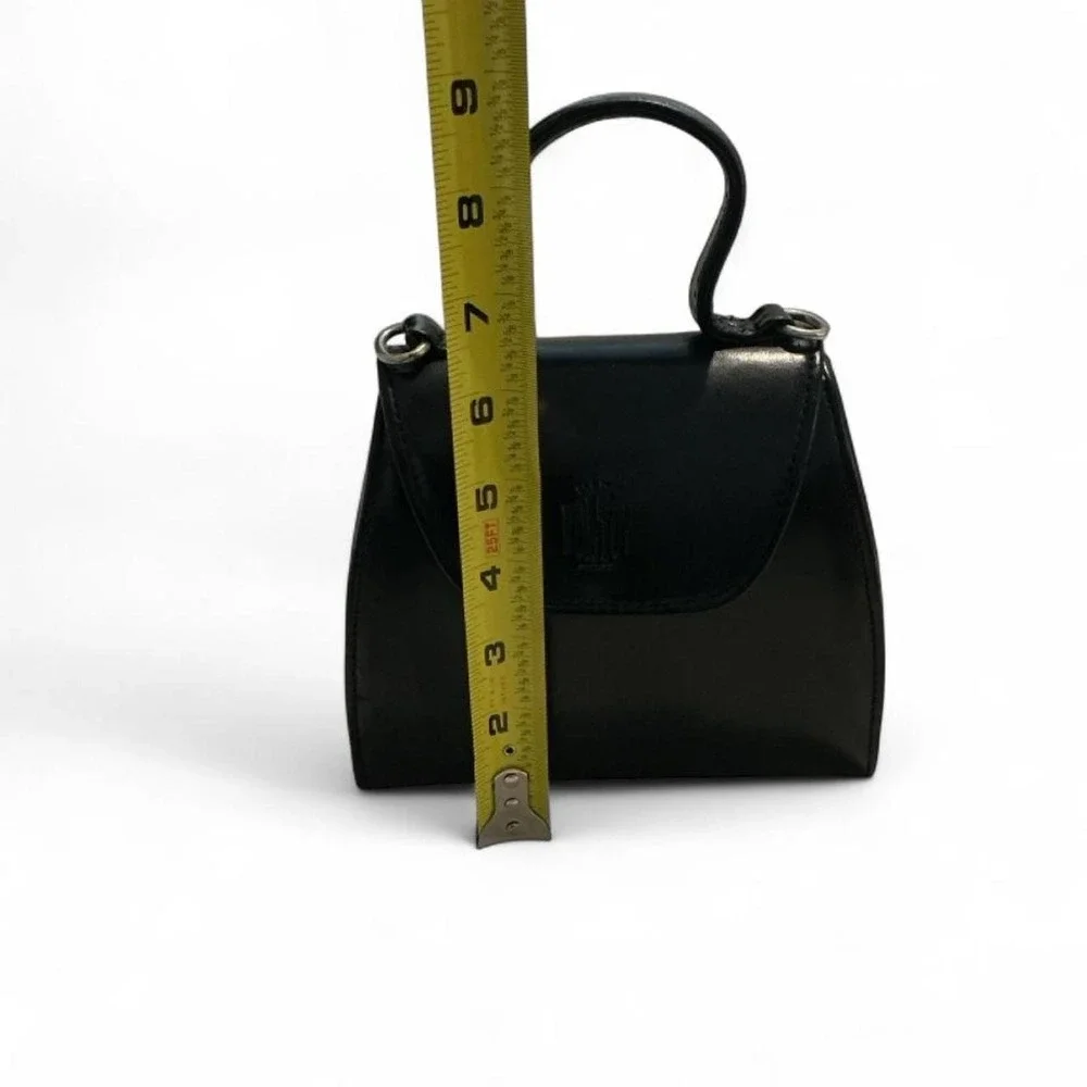Koltov Mini Top Handle‎ Bag Women OS Black Good Structured Vintage 90s Style